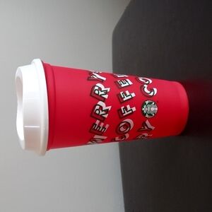 Starbucks 2013 Merry Coffee Christmas Travel Mug/Tumbler